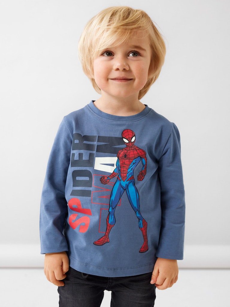 Boys Spiderman Long Sleeved Top