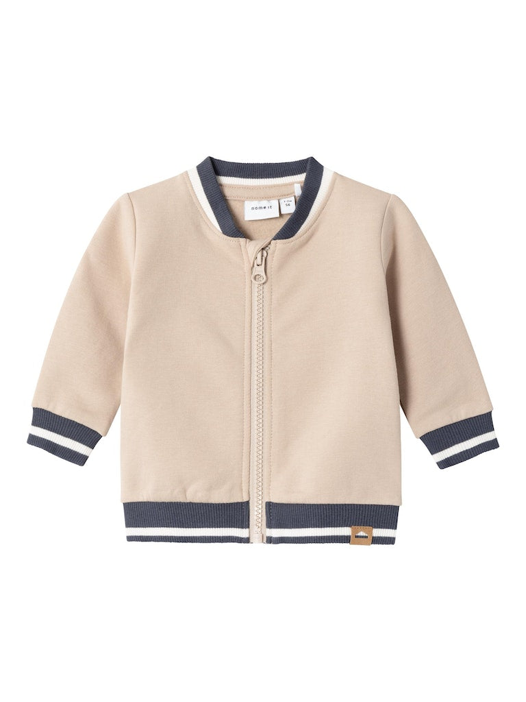 Baby Boy Zip Up Sweat Cardigan