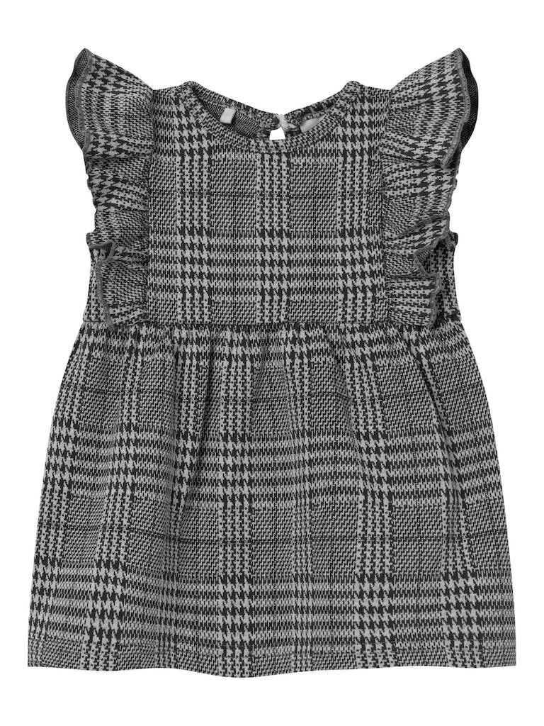 Girls check pinafore dress best sale