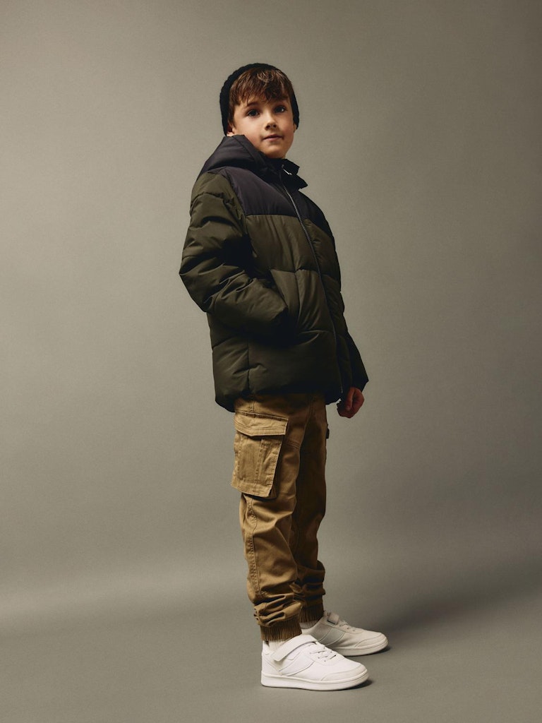 Name it Boys Winter Puffer Jacket Green