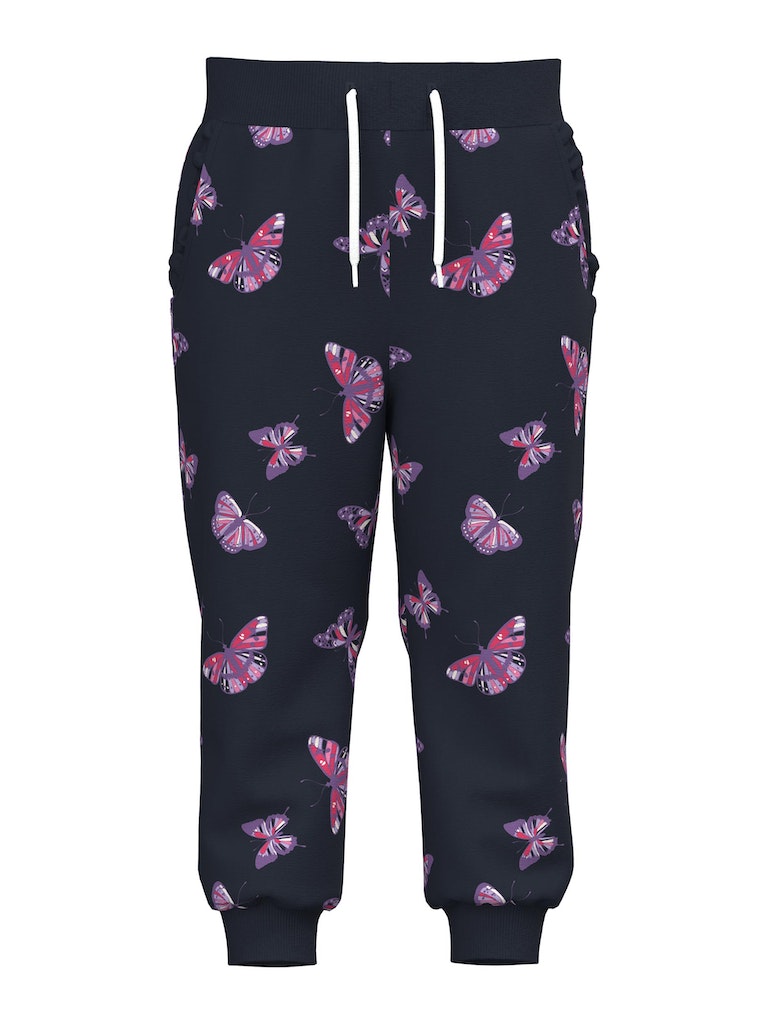 Pink butterfly sweatpants sale