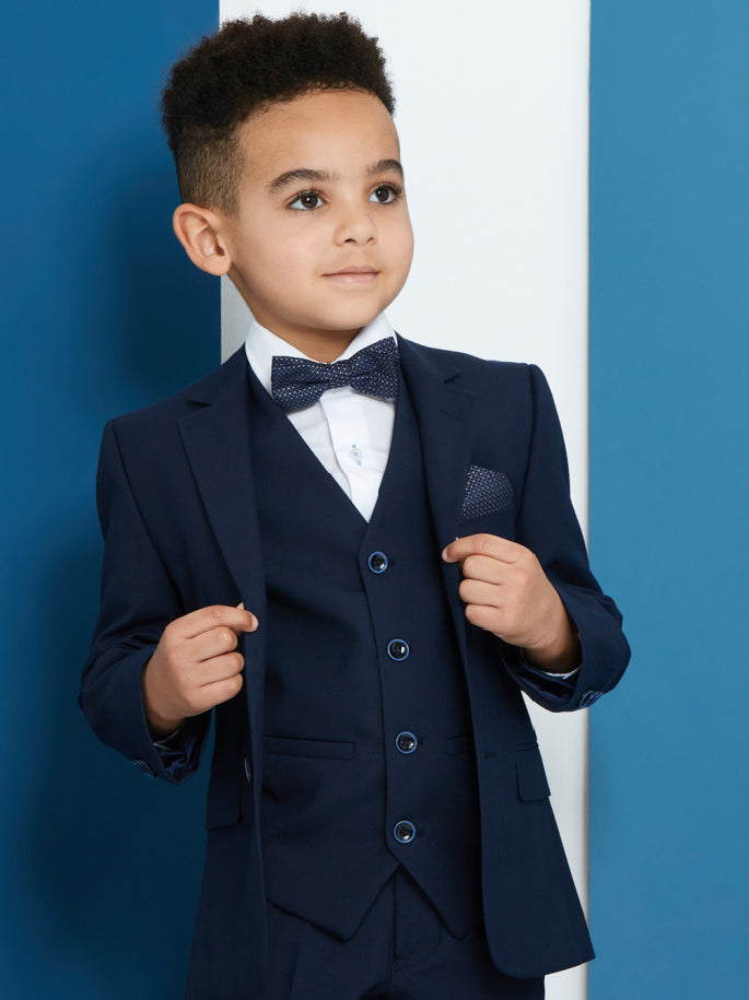 Boys navy sale suit jacket