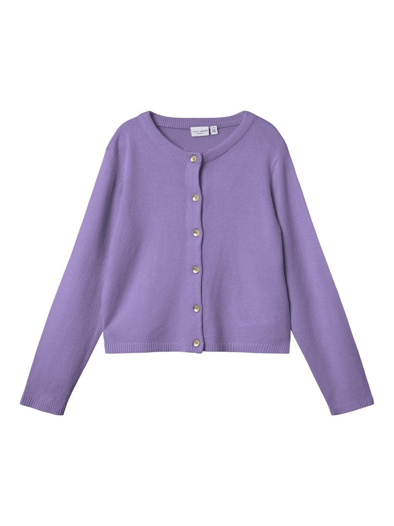 Girls clearance purple cardigan