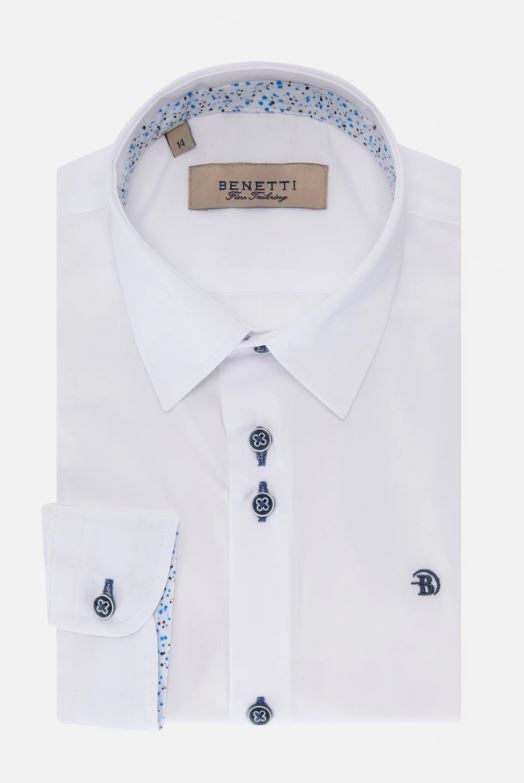 Benetti Boys LEO White Shirt