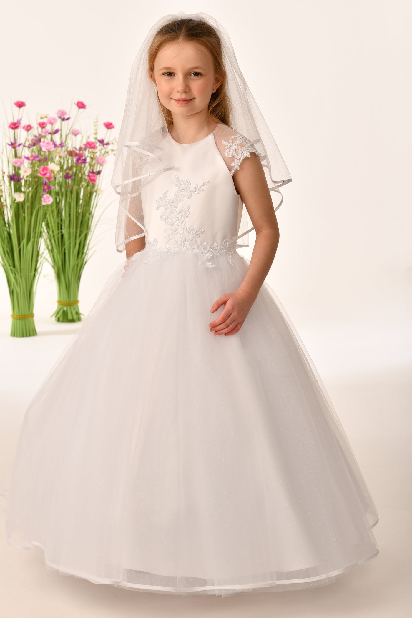 Savannah Raye Communion Dress - Bianca