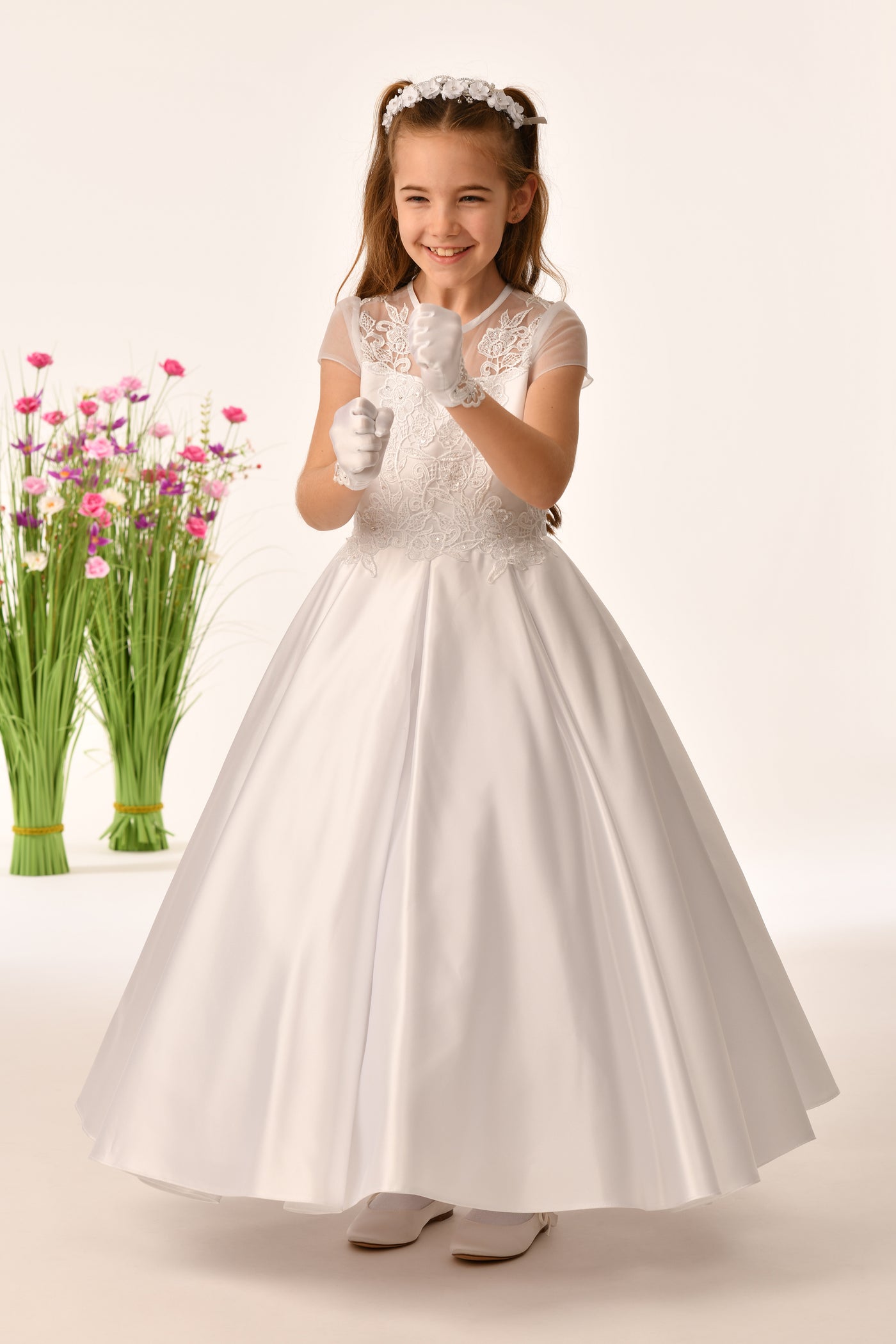 Savannah Raye Communion Dress - CHLOE