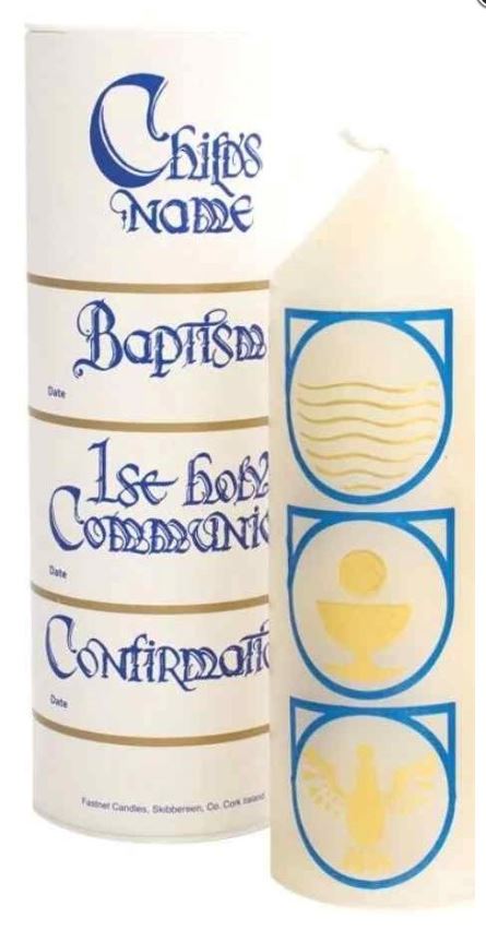 Christening / Baptismal Candle - Neutral