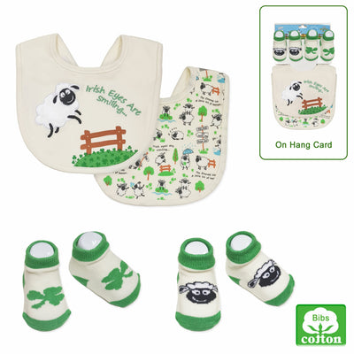 Irish 4-Piece Bib And Socks Set