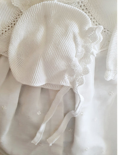 Girls White Christening Dress by Juliana - 25109