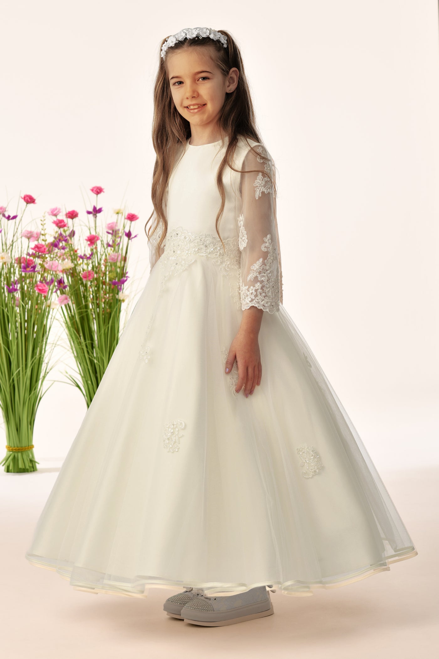 Savannah Raye Communion Dress - JADE