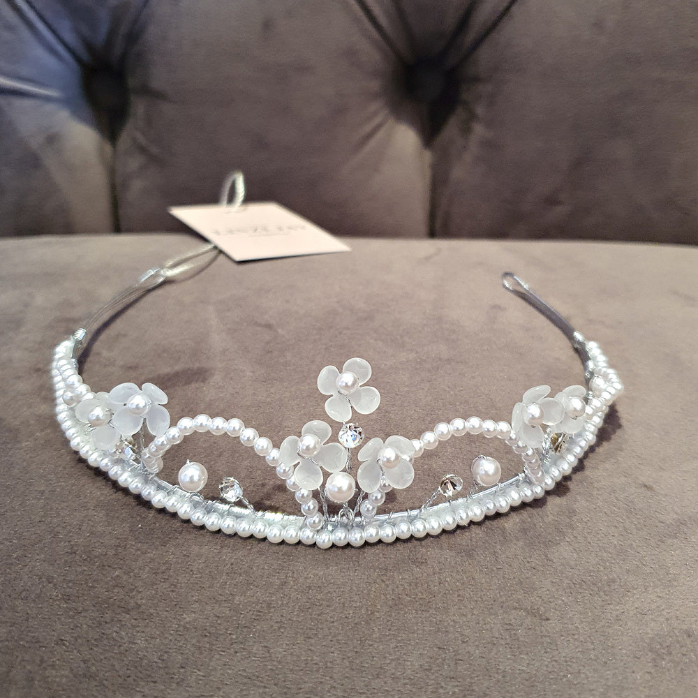 Communion tiara, crystal communion tiara, Swarovski crystal communion tiara, store communion headpiece, communion veil