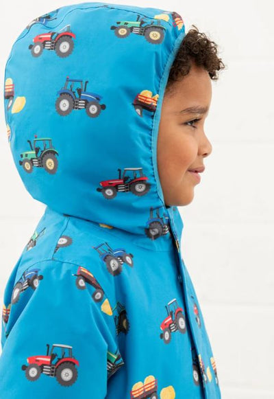 Lighthouse Finlay Boys Waterproof Winter Jacket - Blue Farm