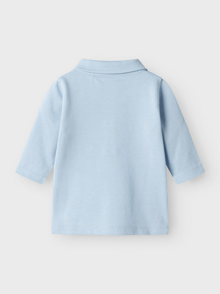 Baby Boy Long Sleeved Polo Top - Cars