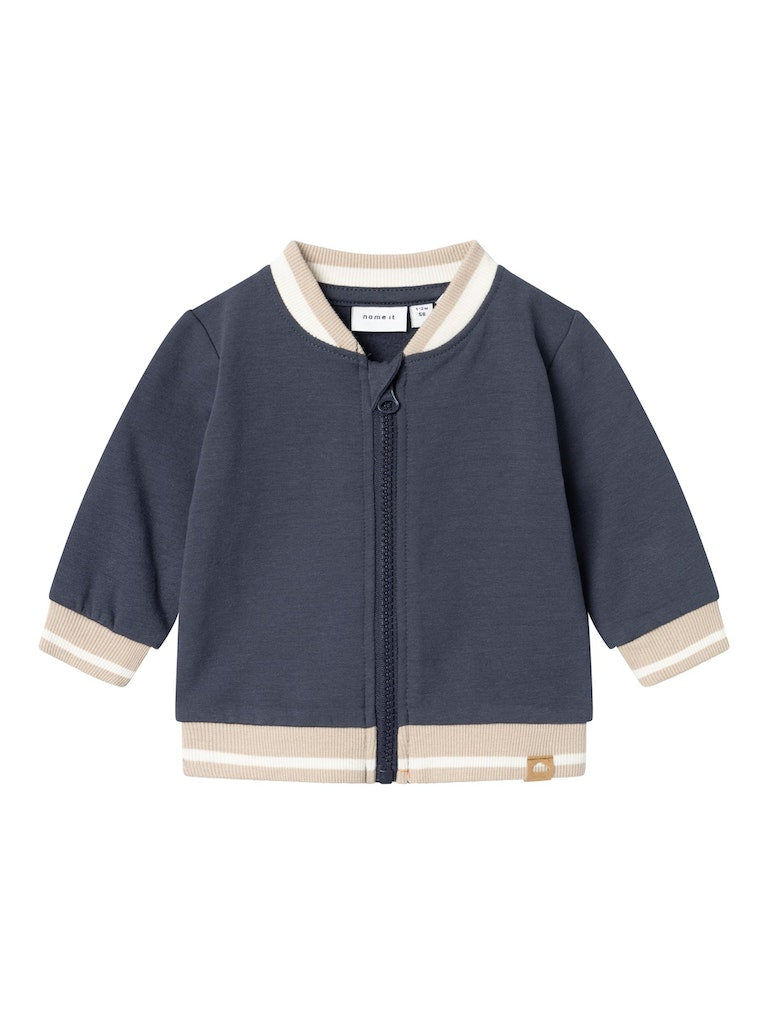 Boys zip up cardigan best sale