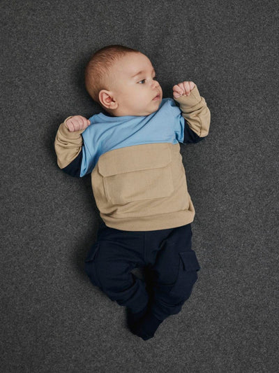 Name it Baby Boy Sweatshirt and Jogger Set - Blue