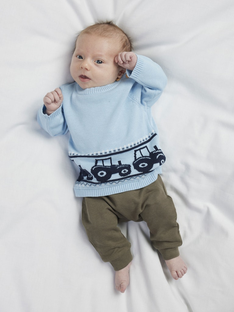 Name It Baby Boy Knitted Tractor Jumper