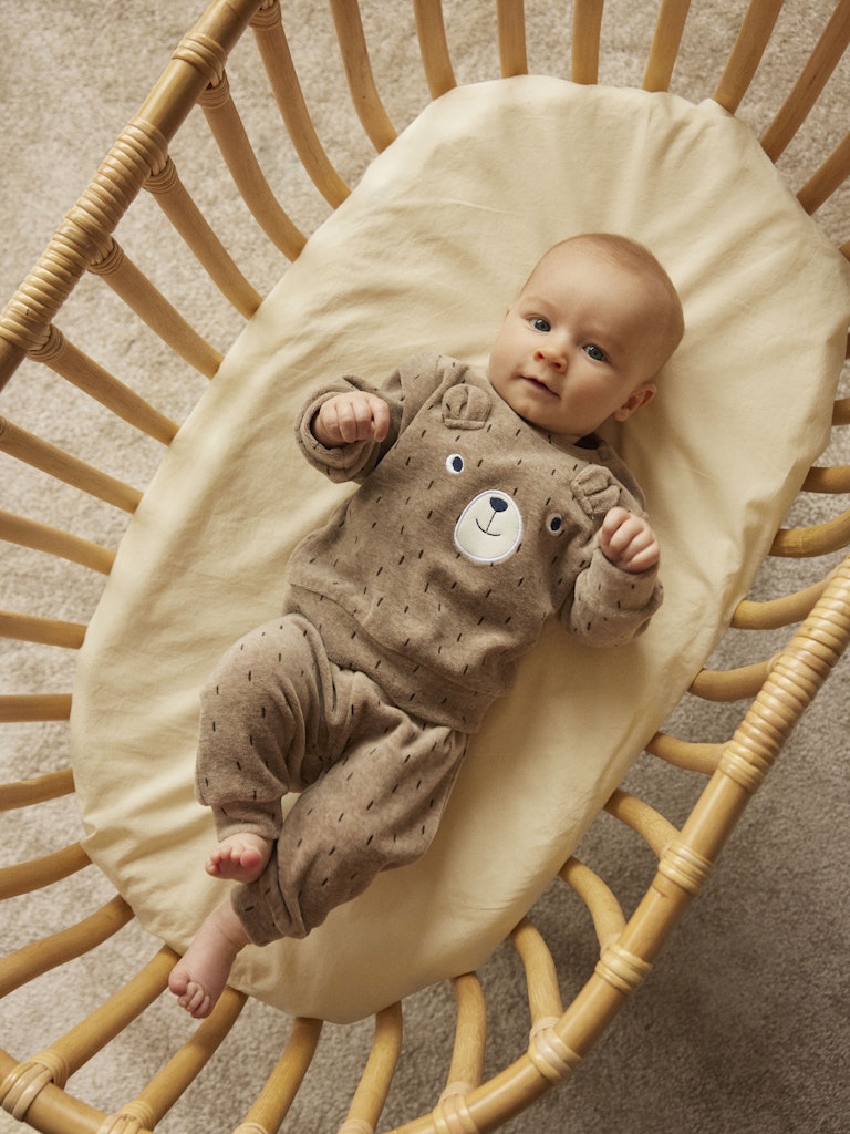 Name it Baby Boy 2-Piece Velour Teddy Set