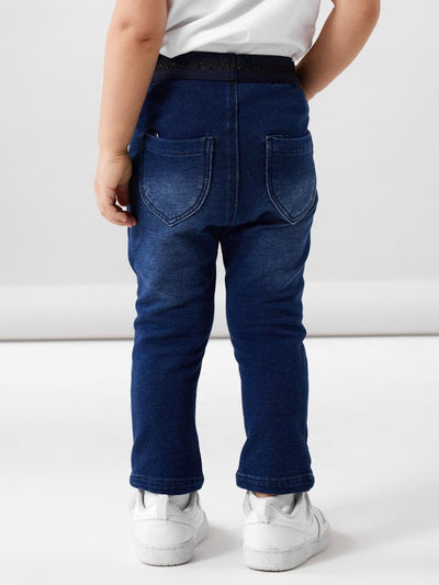 Name it Baby Girl Soft Stretchy Jeans - Sparkle Waist