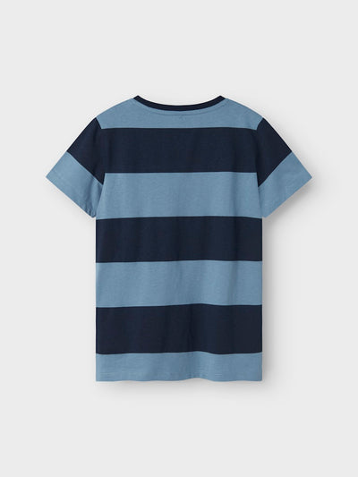 Name it Boys Short Sleeved Stripy Cotton Top