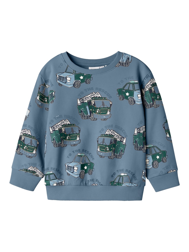 Name it Mini Boys Fire Engine Printed Sweatshirt