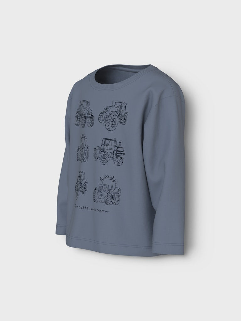 Name it Boys Tractor Themed Long Sleeved Top