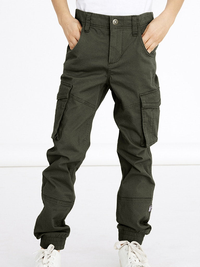 Name It Boys Dark Green Cargo Pants