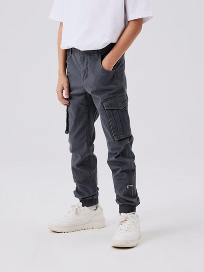 Name It Boys Grey Cargo Pants