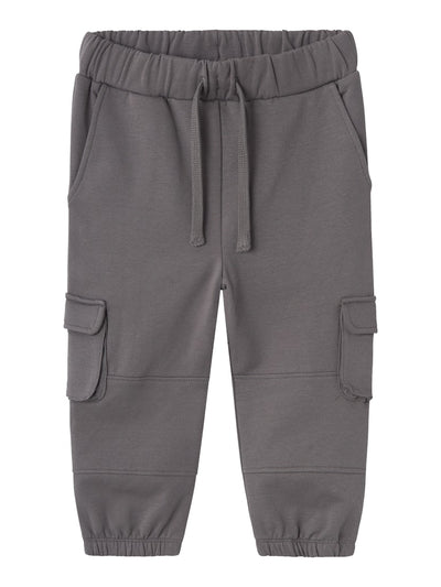 Name it Boys Cargo Sweatpants - Castlerock Grey