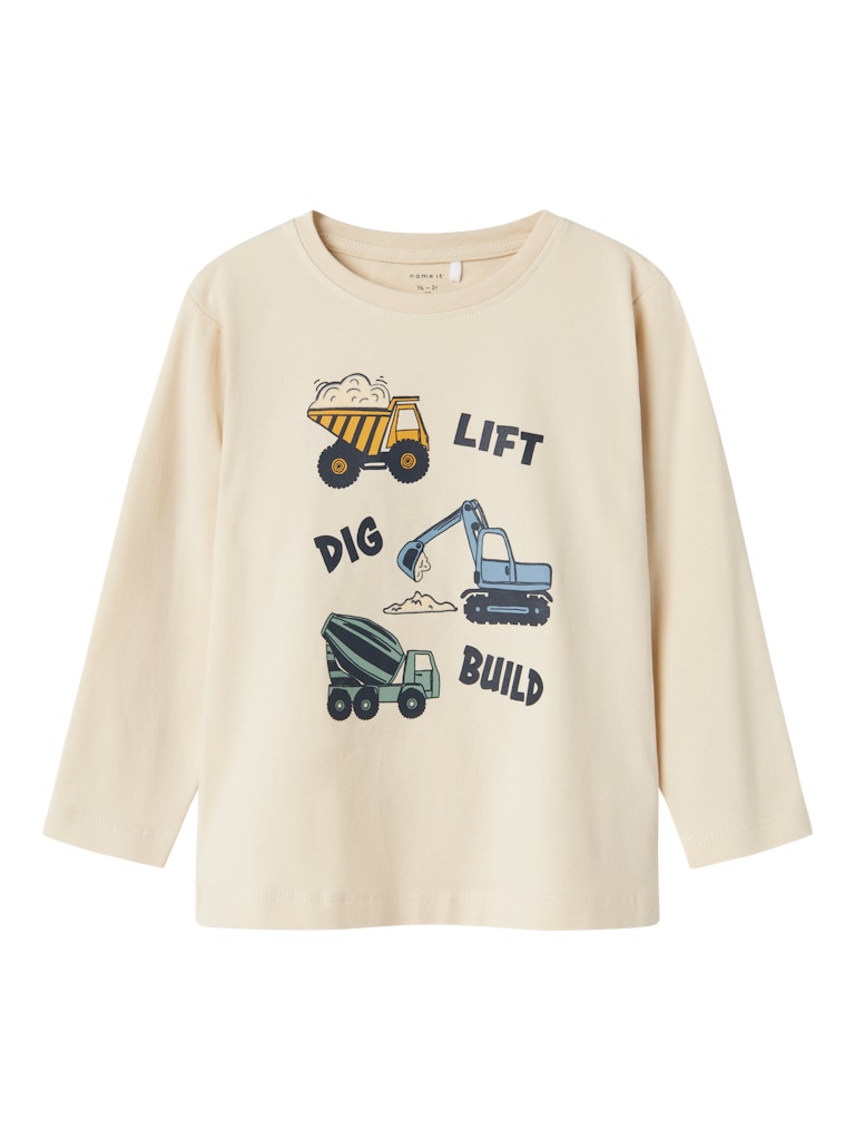 Name it Boys Tractor Print Long Sleeved Top