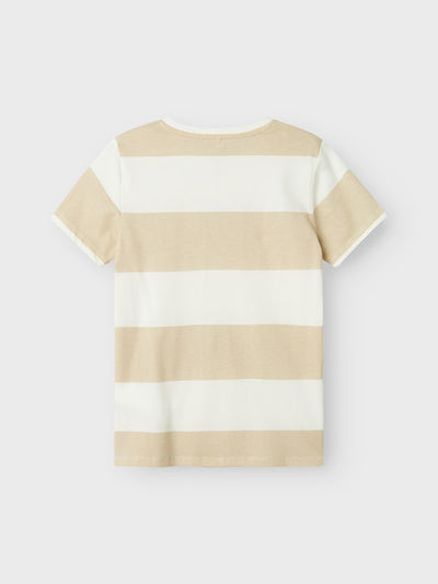 Name it Boys Short Sleeved Stripy Cotton Top