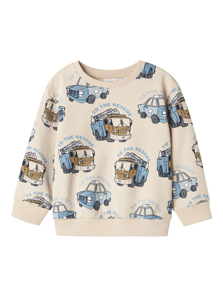 Name it Mini Boys Fire Engine Printed Sweatshirt