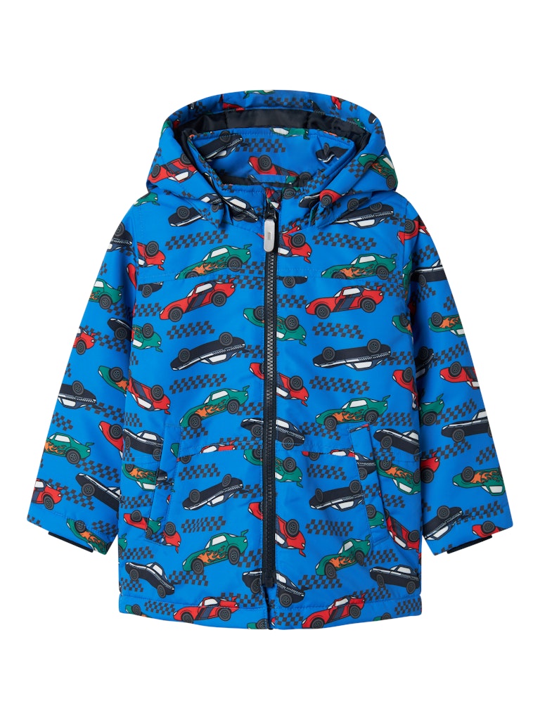 Name it Mini Boy Padded Winter Jacket - Cars