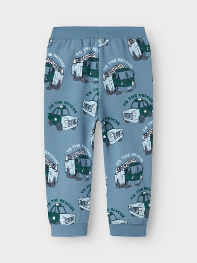 Name it Mini Boys Fire Truck Print Sweatpants