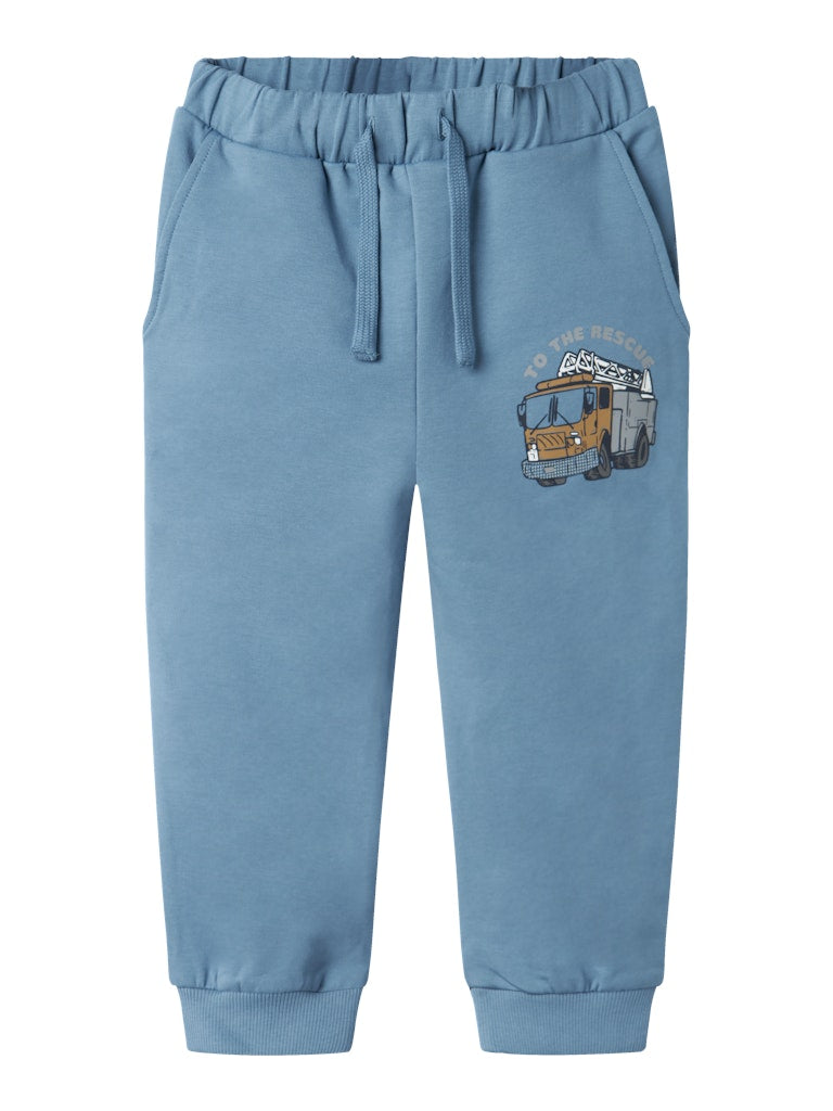 Name it Mini Boys Cotton Sweatpants - Fire Truck