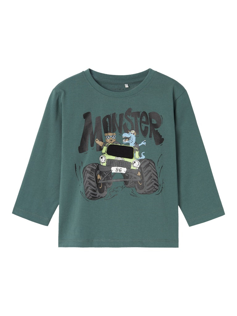 Name it Mini Boys Monster Trucks Long Sleeved Top