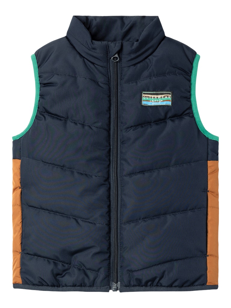 Name it Mini Boy Padded Gilet - Colour Block