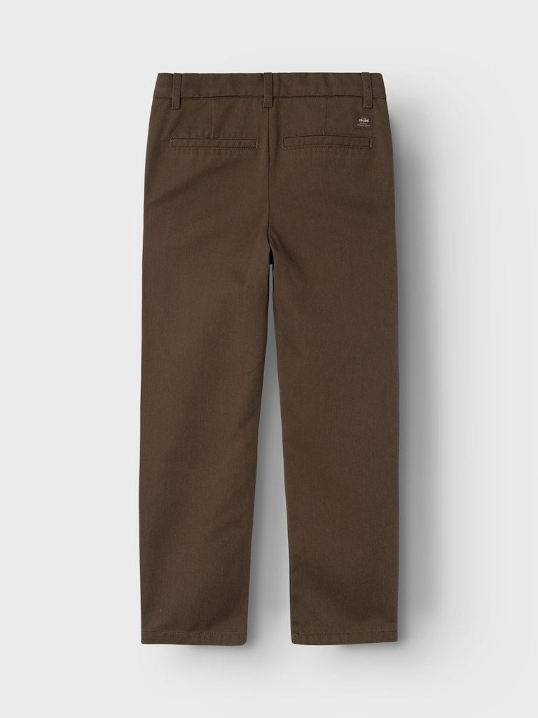 Name It Boys Straignt Leg Pants - Brown