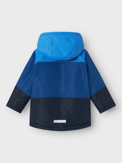 Name it Mini Boy Colourful Padded Winter Jacket - Colour Block