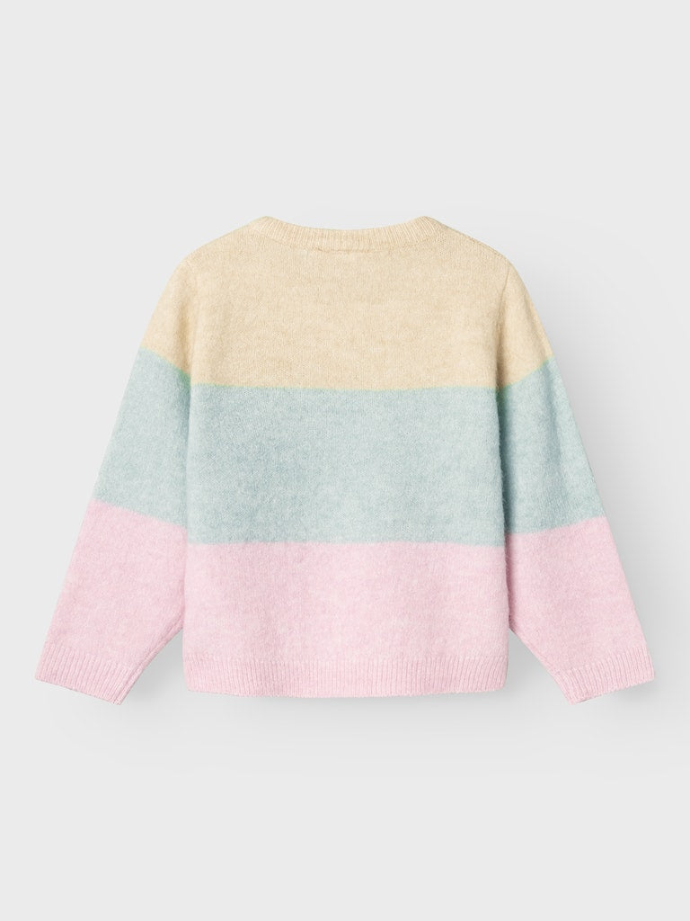 Name It Girls Striped Knitted Jumper