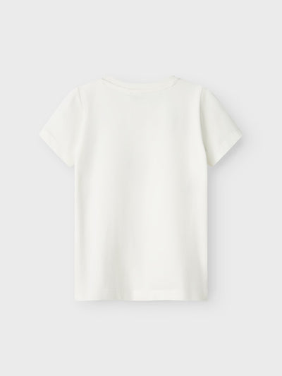 Name it Girls Butterfly T-Shirt - Cream