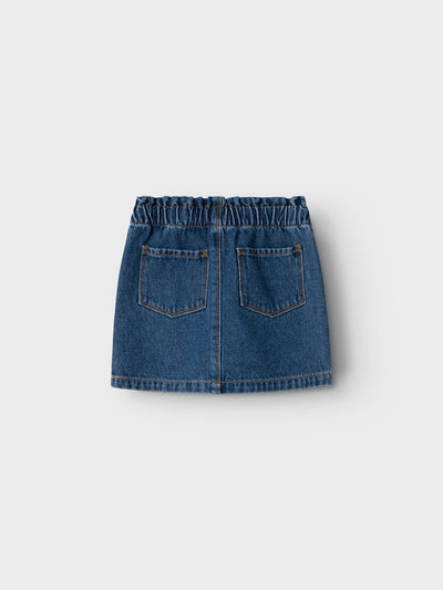 Name it Girls Denim Skirt with Pony Embroidery