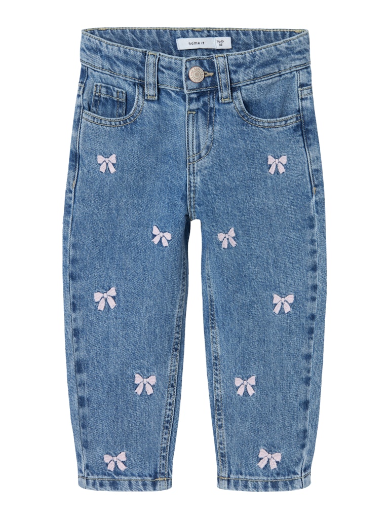 Name it Girls Embroided Jeans - Bows