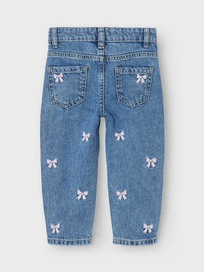 Name it Girls Embroided Jeans - Bows