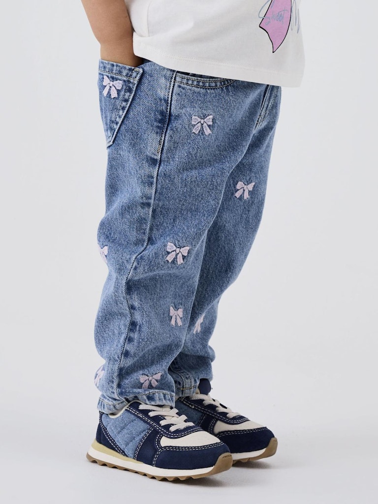 Name it Girls Embroided Jeans - Bows