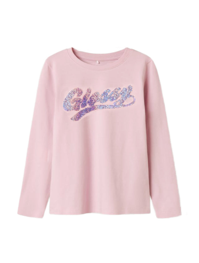 Name It Girls Cotton Top With Sequin Detail