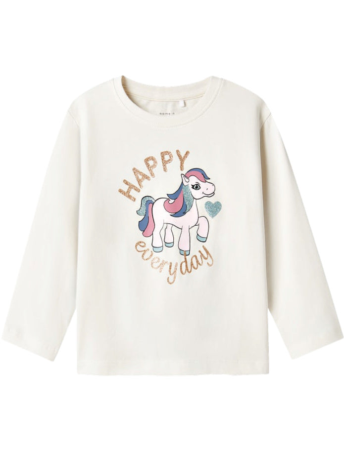 Name it Girls Long Sleeved Pony Top