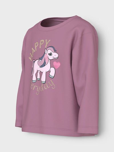 Name it Girls Long Sleeved Pony Top