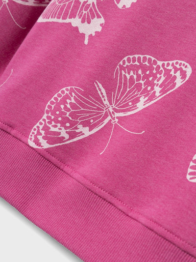 Name It Girls Butterfly Hoodie