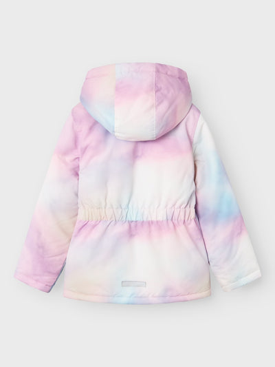 Name it Girls Padded Winter Jacket -Tie Dye