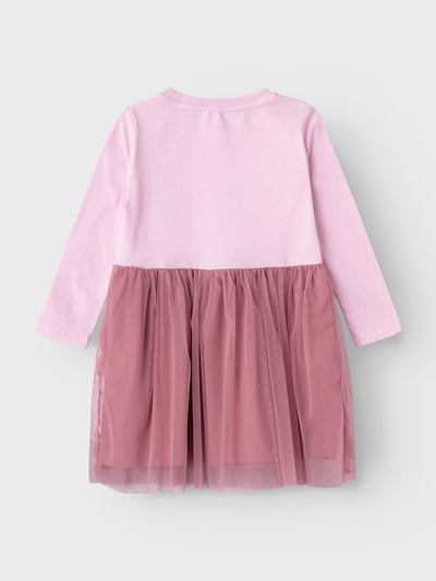 Name It Girls Long Sleeved Tulle Dress - Love